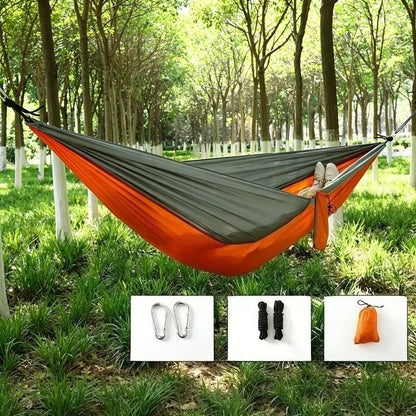 Lightweight Portable Camping Hammock with Tree Straps | Wovetsa
