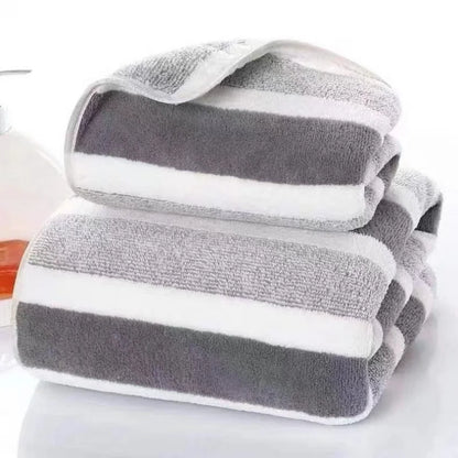 Thickened Coral Fleece Bath Towel Soft & Absorbent | Wovetsa