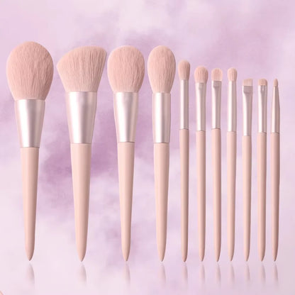 11-Piece Vegan Makeup Brush Set | Wovetsa