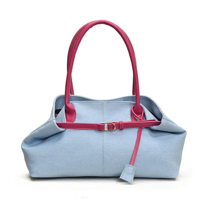 Denim Shoulder Bag | Wovetsa