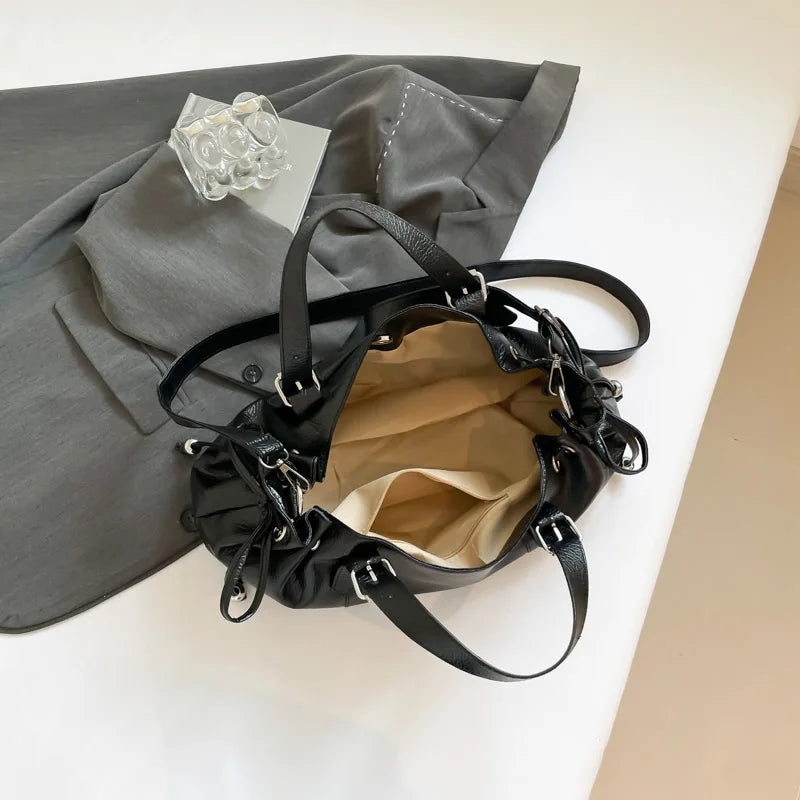 PU Leather Pillow Crossbody Bag | Wovetsa