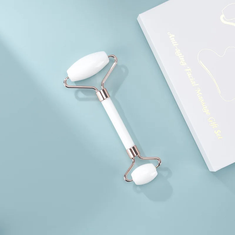 Gua Sha Board & Face Roller Set | Wovetsa