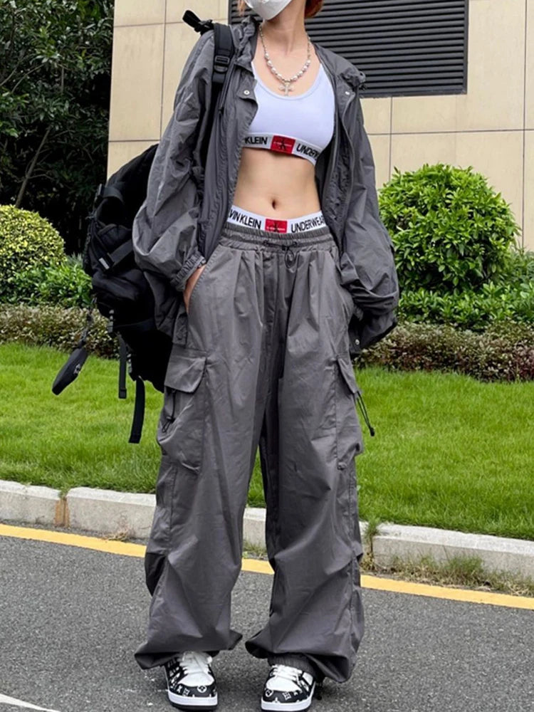 Y2K Parachute Cargo Pants | Wovetsa