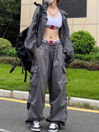 Y2K Parachute Cargo Pants | Wovetsa