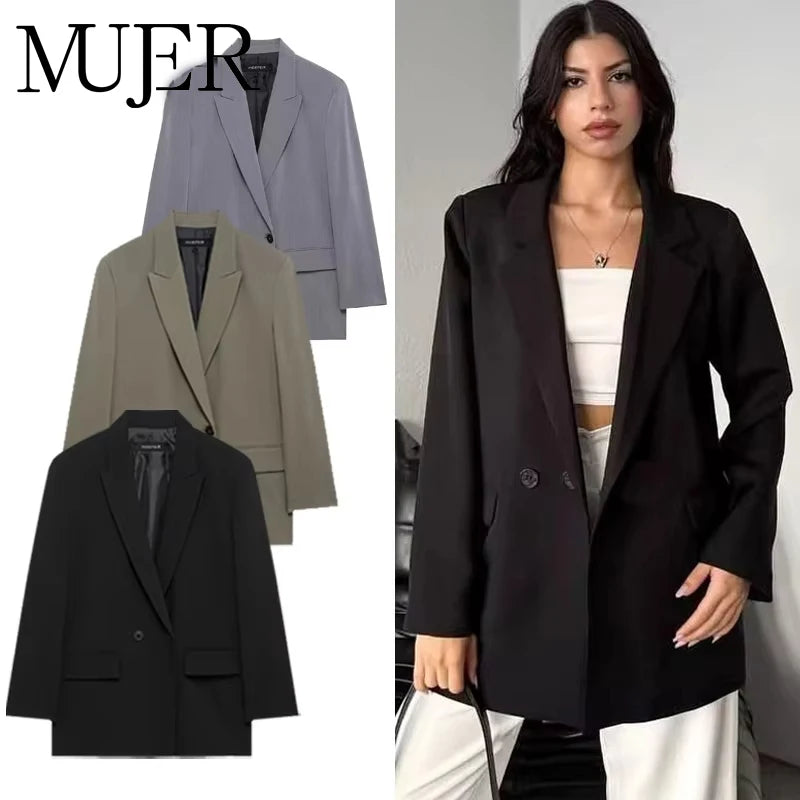 Structured Office Blazer | Wovetsa
