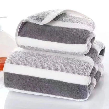 Thickened Coral Fleece Bath Towel Soft & Absorbent | Wovetsa