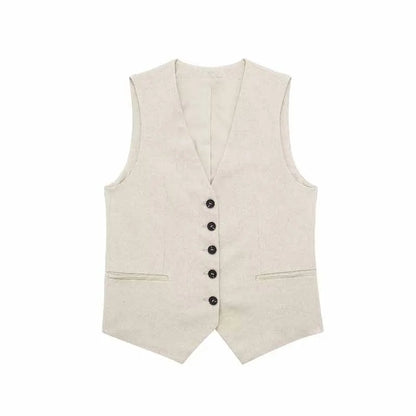 Green Vest & Shorts Set | Wovetsa