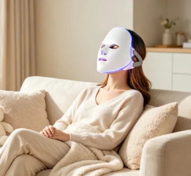 7-Color LED Light Therapy Face Mask for Women — Anti-Aging, Acne & Skin Renewal | Wovetsa