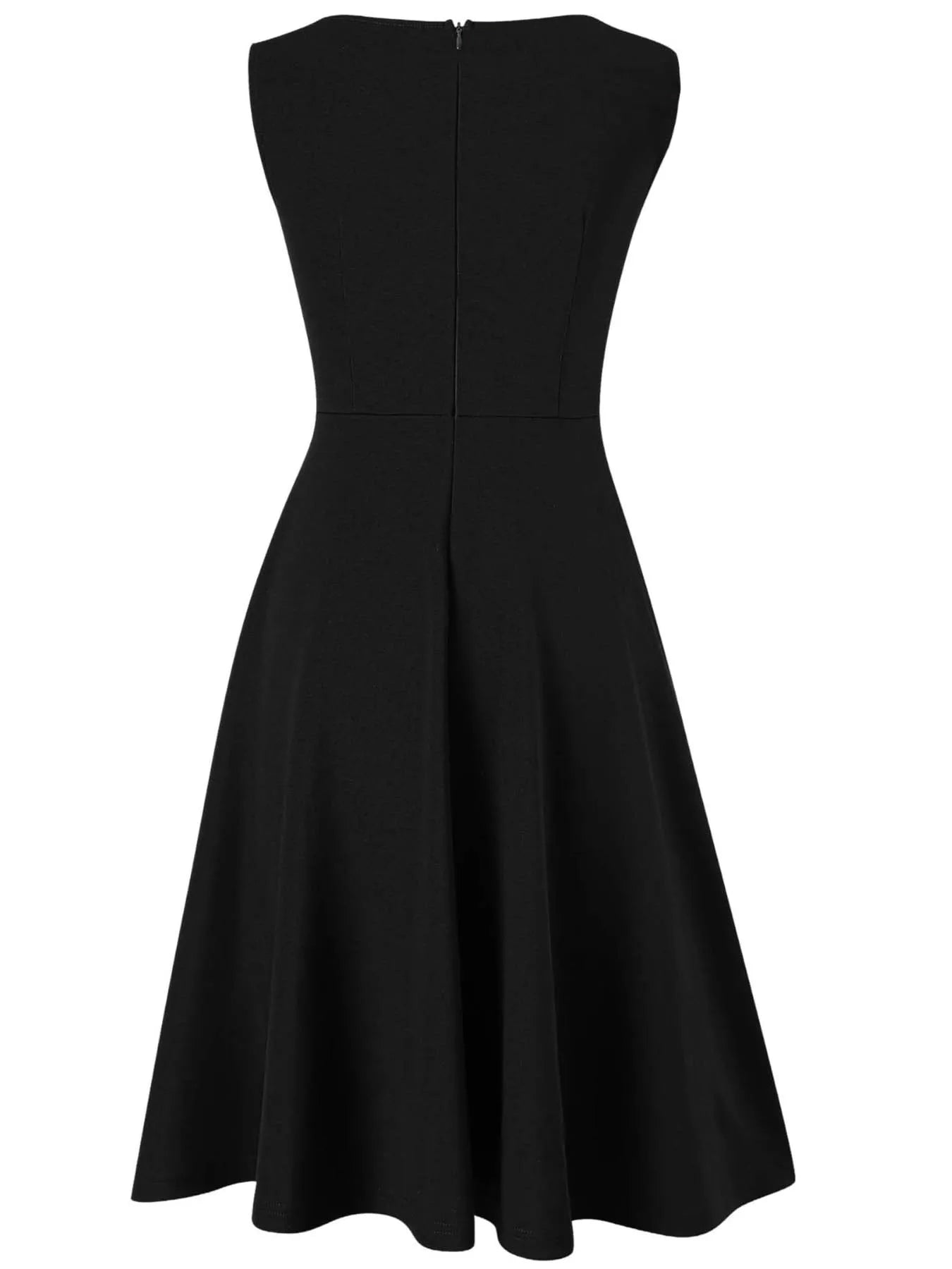 Women's Sleeveless Elegant A-Line Dress | Wovetsa