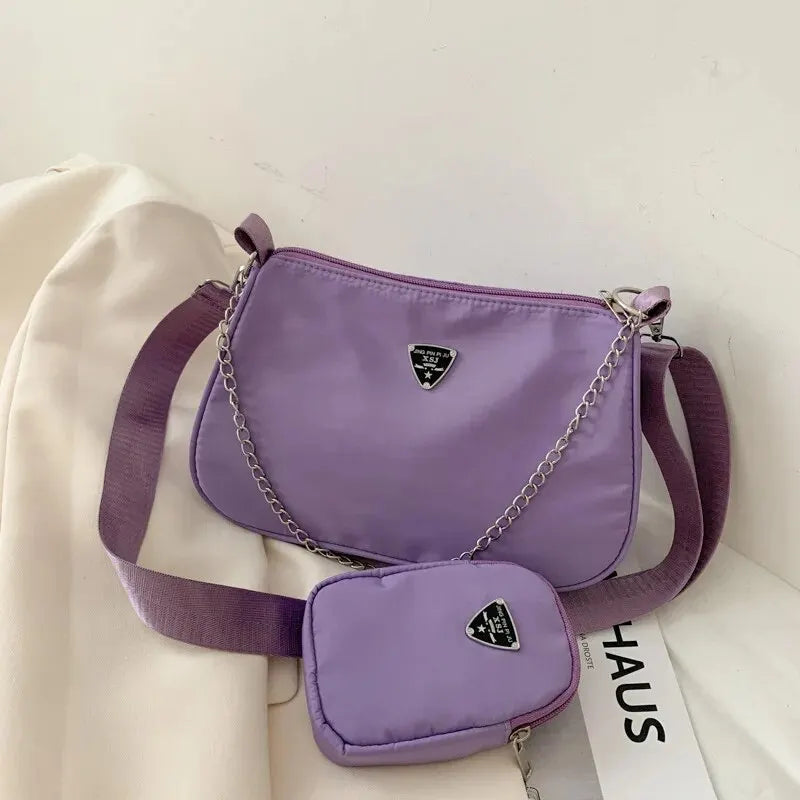 Nylon Crossbody Bag | Wovetsa