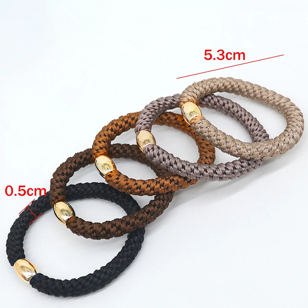 Elastic Hair Ties Set 10 Pcs | Wovetsa