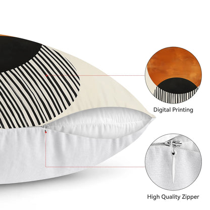 Geometric Abstract Cushion Cover Decorative Pillowcase | Wovetsa