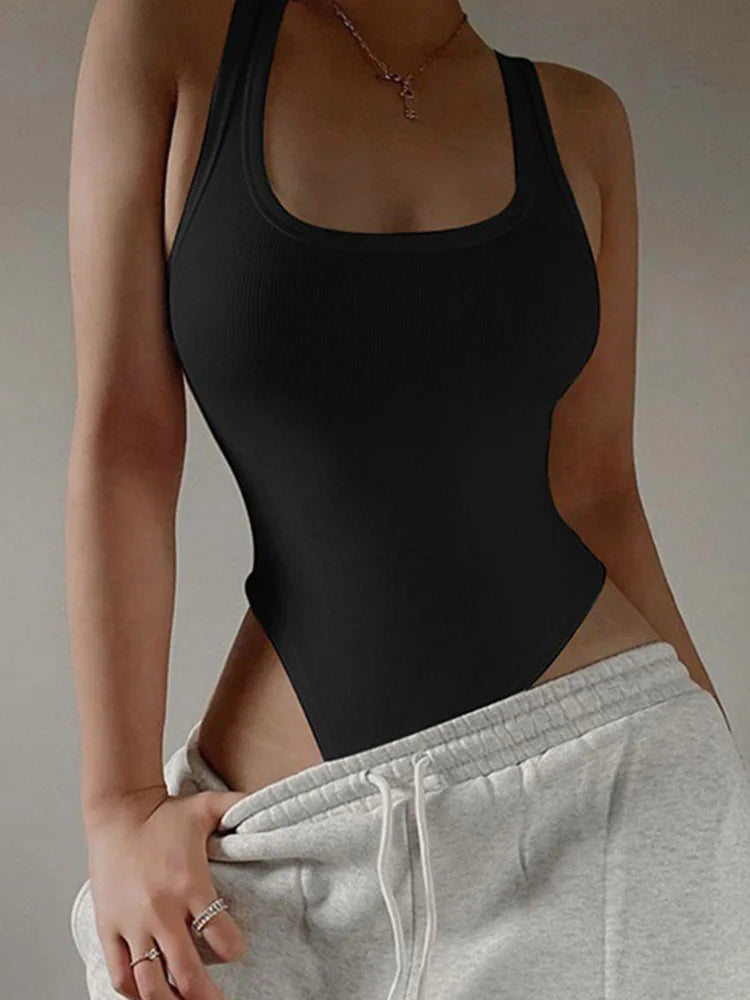 Slim Fit Knit Bodysuit | Wovetsa