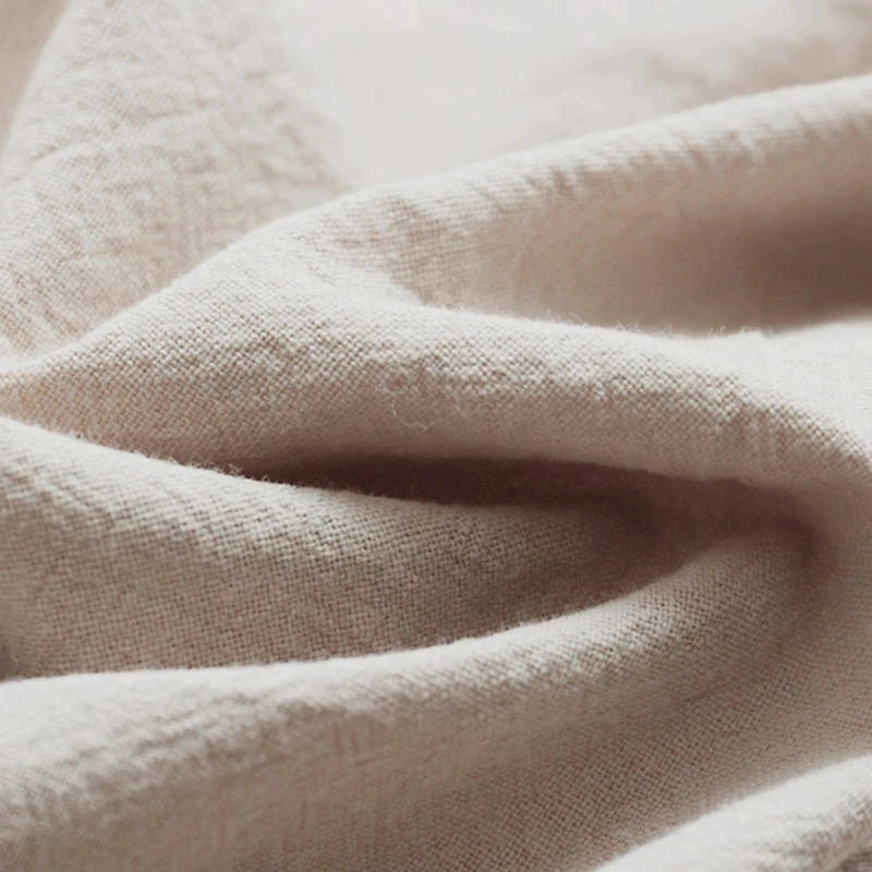 High Waist Cotton Linen Shorts | Wovetsa