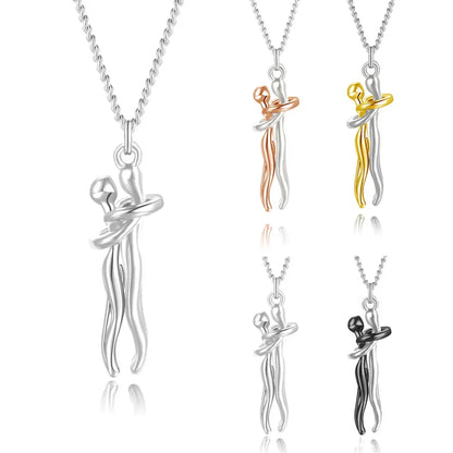 Hug Pendant Necklace for Couples | Wovetsa