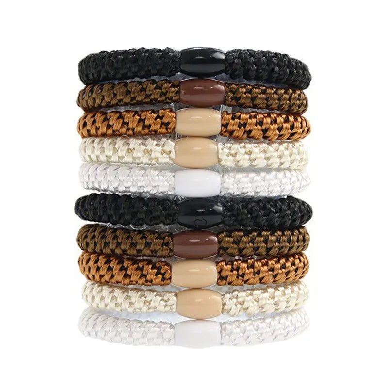 Elastic Hair Ties Set 10 Pcs | Wovetsa