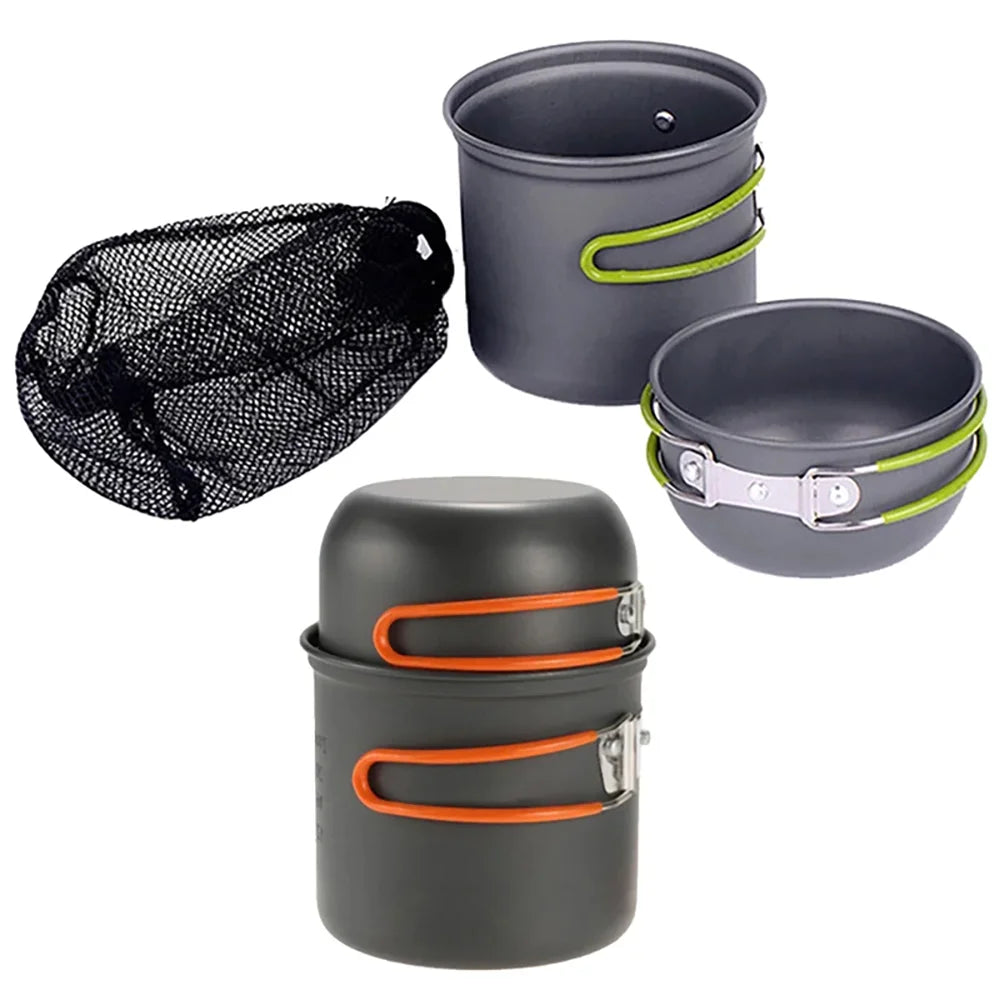Lightweight Aluminum Camping Cookware Set | Wovetsa