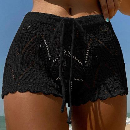 Knit Lace Beach Shorts | Wovetsa