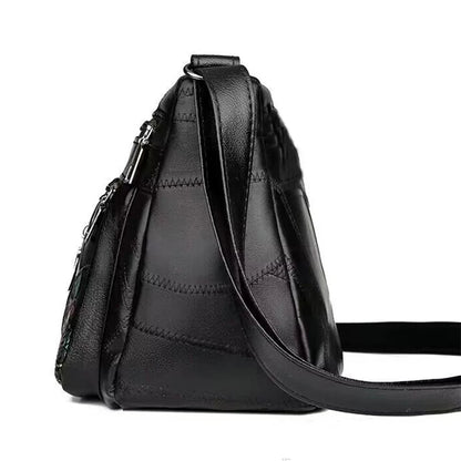 Floral Print Crossbody Tote Bag | Wovetsa