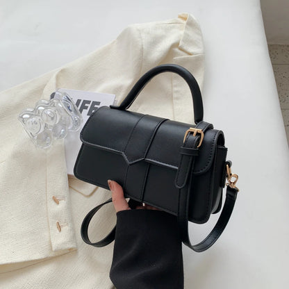Vintage Square Satchel Shoulder Bag | Wovetsa
