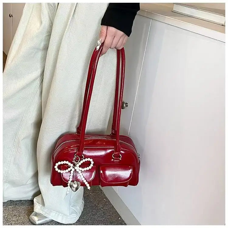 Bow Pillow Shoulder Bag | Wovetsa