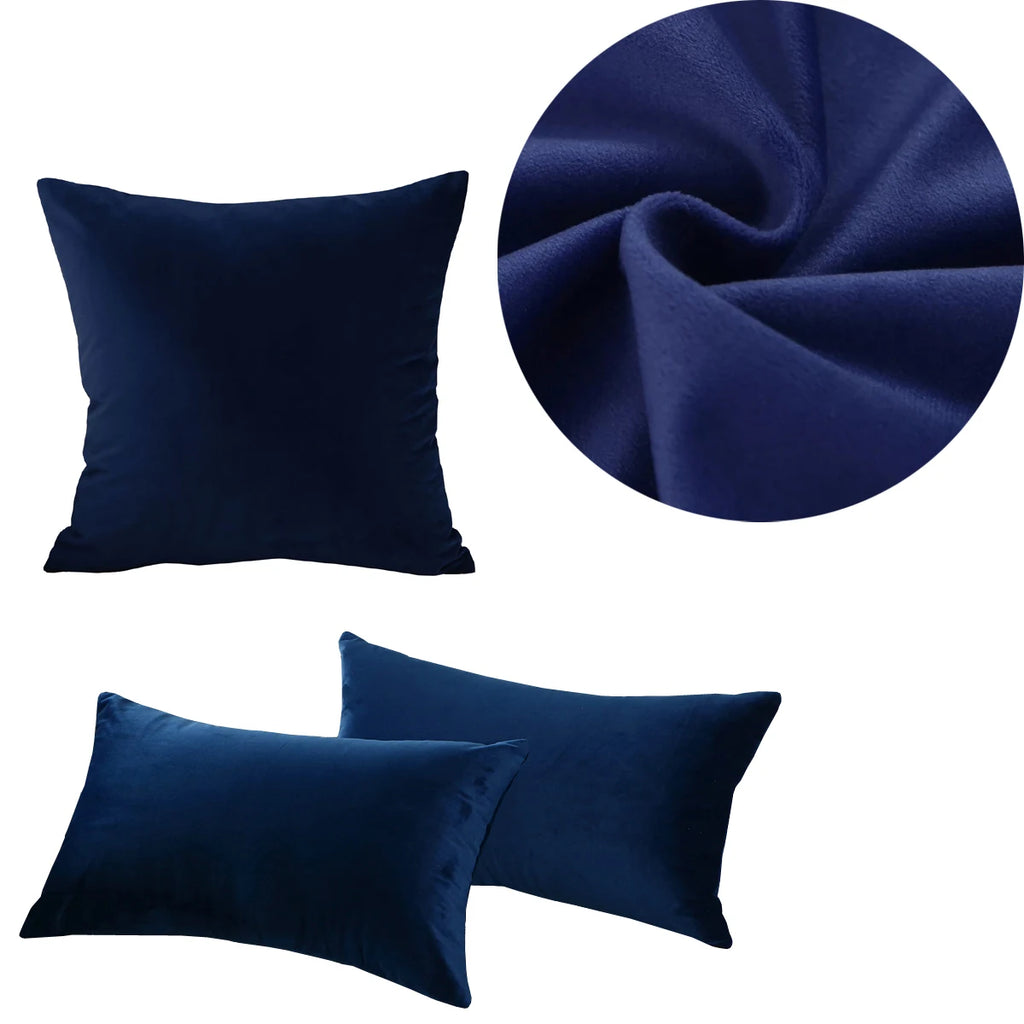 Velvet Sofa Cushion Cover 40X40/45X45/40X60/50X50/55X55/60X60CM Home Hotel Office Decor Waist Throw Pillow Cover