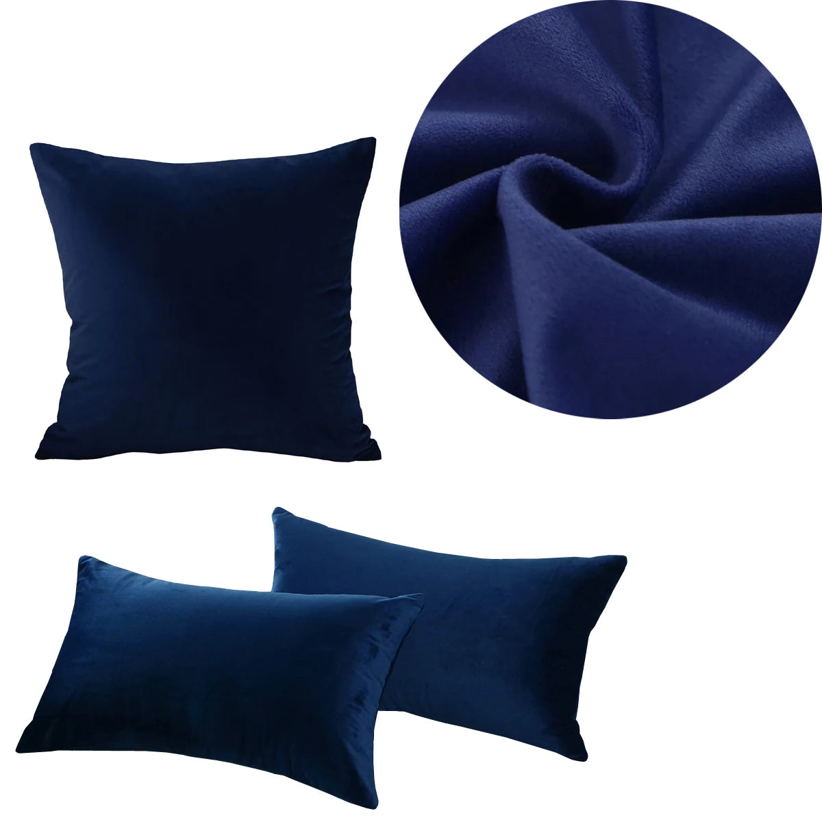 Velvet Sofa Cushion Cover 40X40/45X45/40X60/50X50/55X55/60X60CM Home Hotel Office Decor Waist Throw Pillow Cover