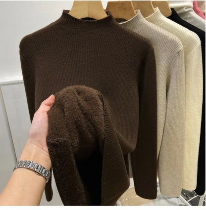 Turtleneck Slim Knit Sweater | Wovetsa