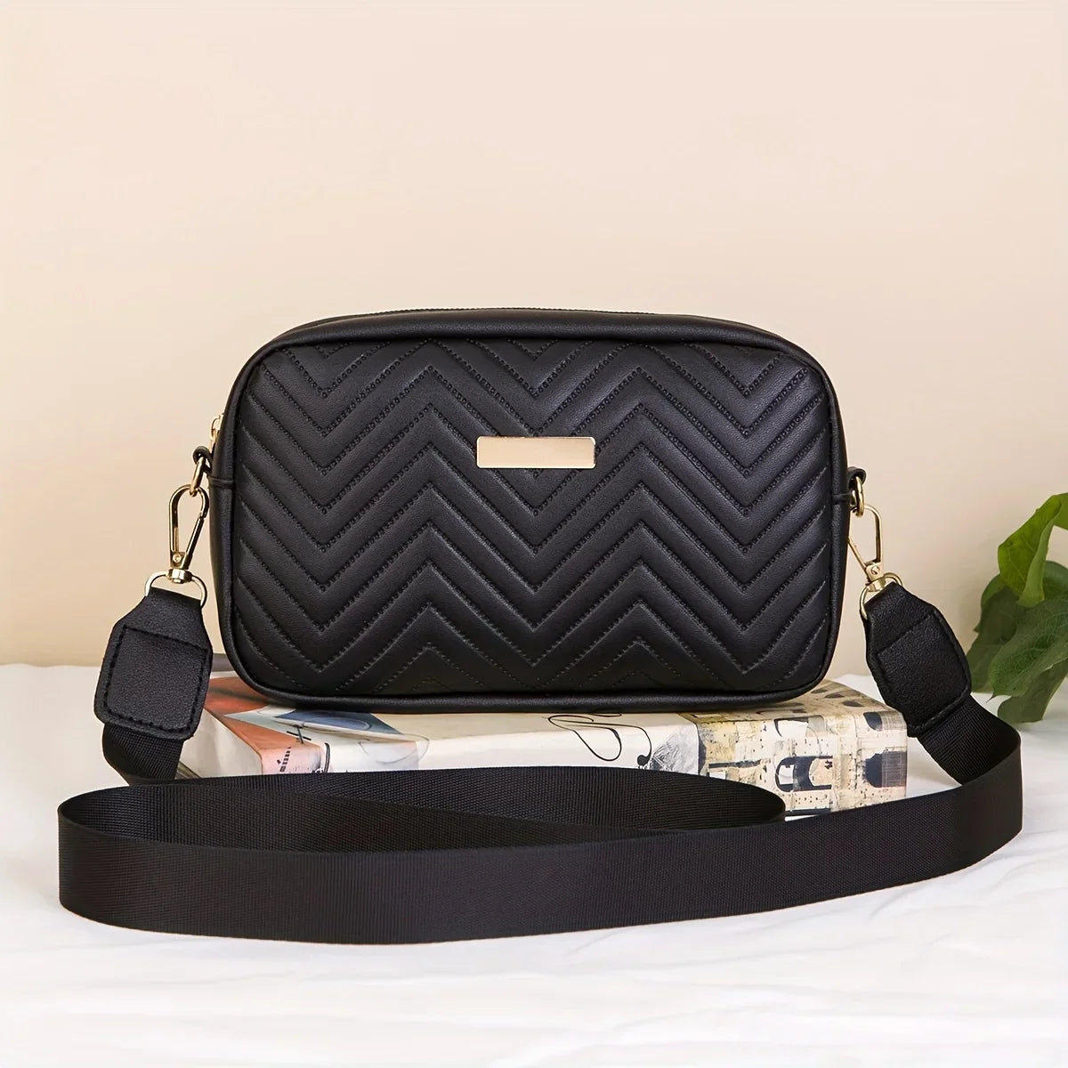 Quilted Mini Crossbody Bag | Wovetsa