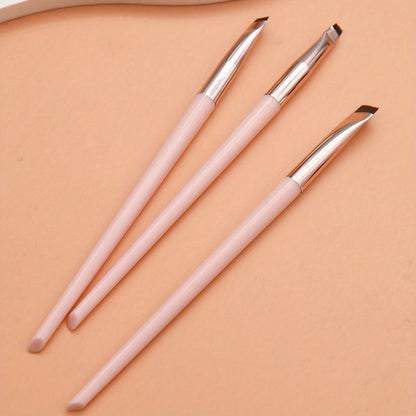 3-Piece Precision Makeup Brush Set | Wovetsa