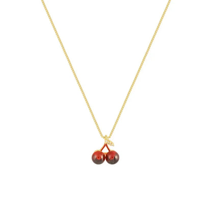 Cherry Pendant Necklace | Wovetsa