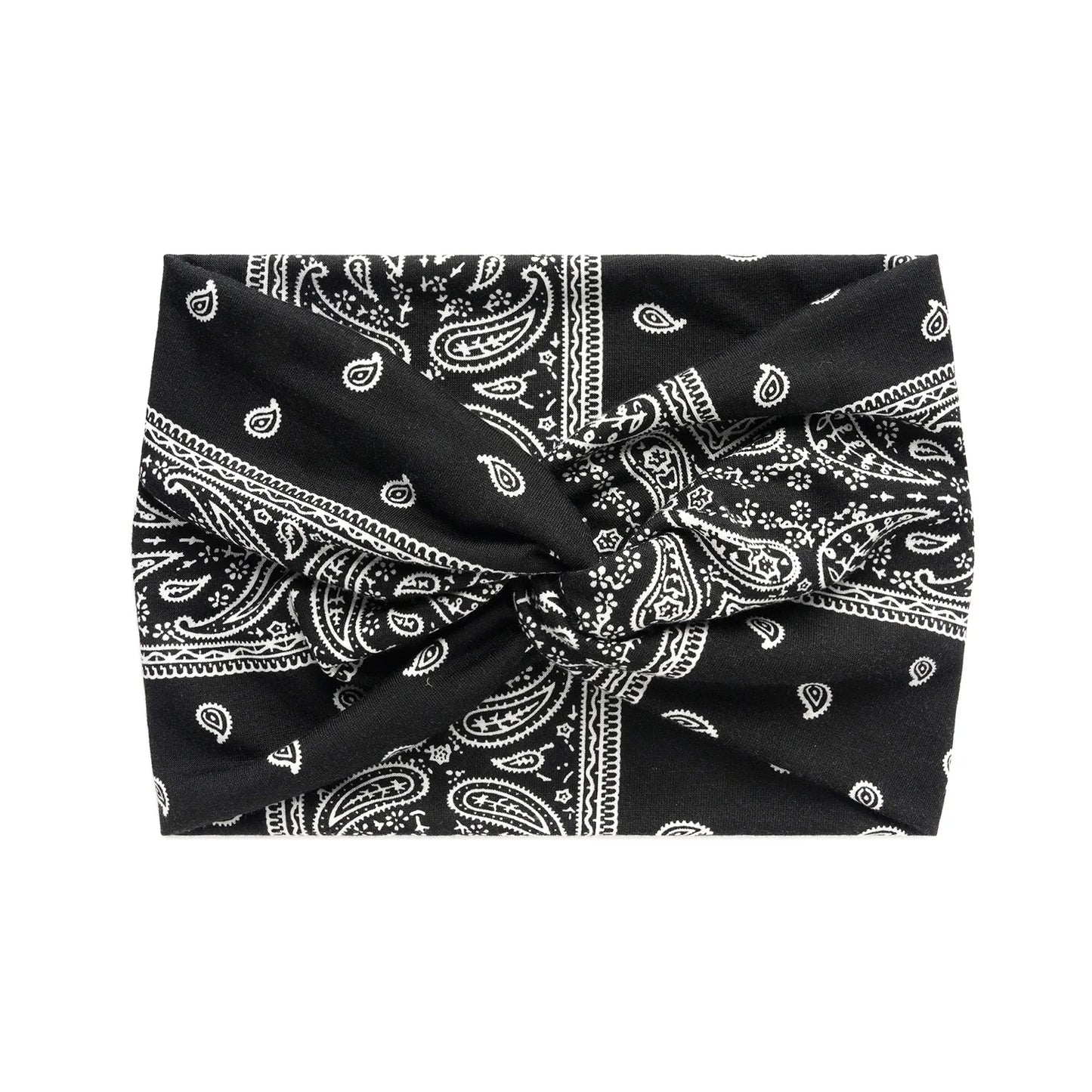 Wide Twisted Turban Headband for Women — Boho Yoga Hair Band | Wovetsa