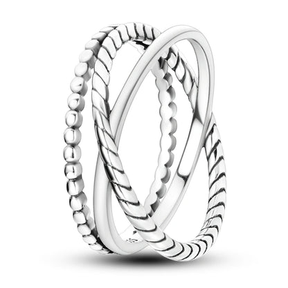 925 Silver Sparkling Zircon Star Ring | Wovetsa