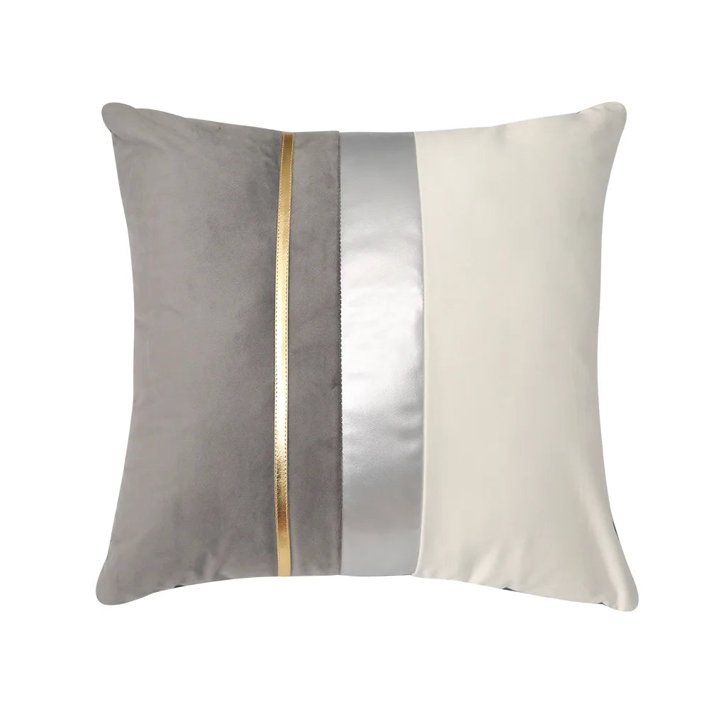 Velvet Patchwork Cushion Cover | Wovetsa