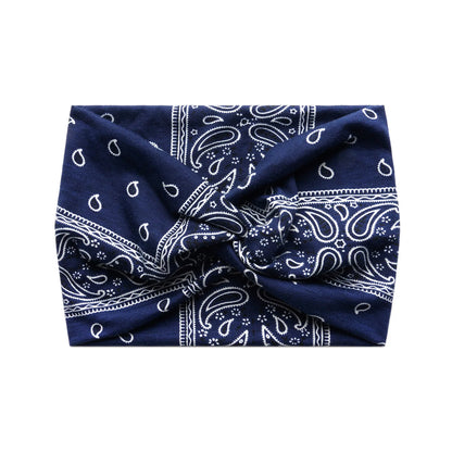 Wide Twisted Turban Headband for Women — Boho Yoga Hair Band | Wovetsa