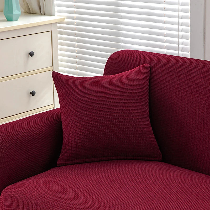 Waterproof Corn Velvet Cushion Cover 45X45cm For Sofa Living Room Decoration Nordic Solid Throw Pillow Covers