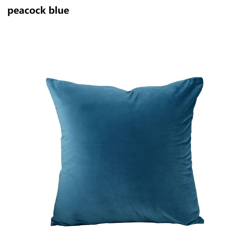 Velvet Sofa Cushion Cover 40X40/45X45/40X60/50X50/55X55/60X60CM Home Hotel Office Decor Waist Throw Pillow Cover