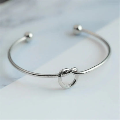 Twisted Stainless Steel Cuff Bracelet | Wovetsa