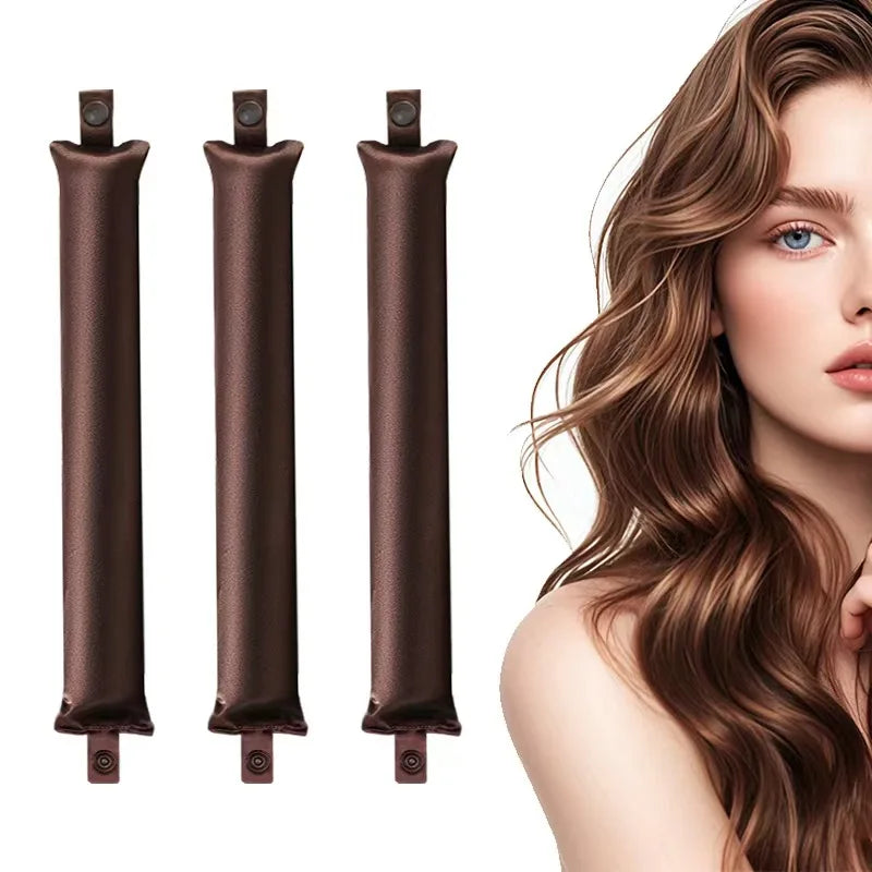 Heatless Satin Hair Curler Set | Wovetsa