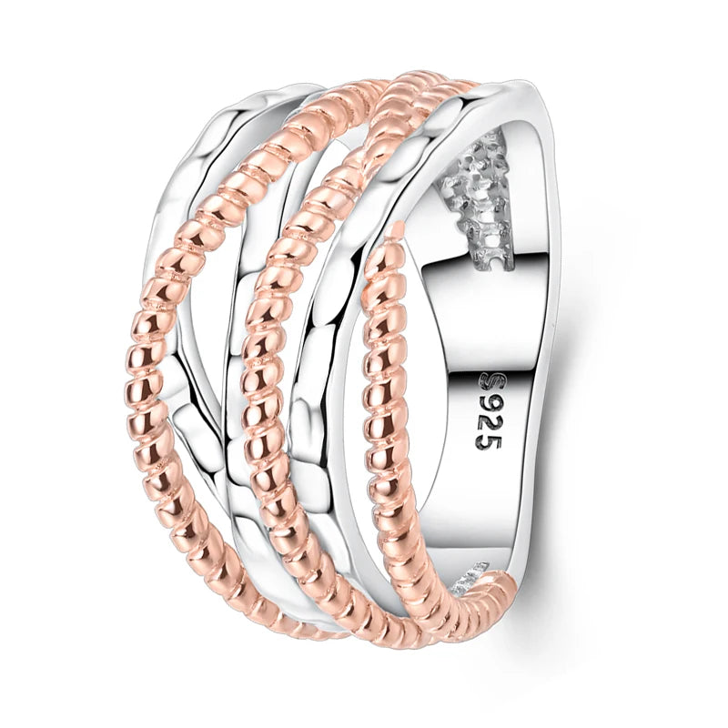 925 Silver Sparkling Zircon Star Ring | Wovetsa