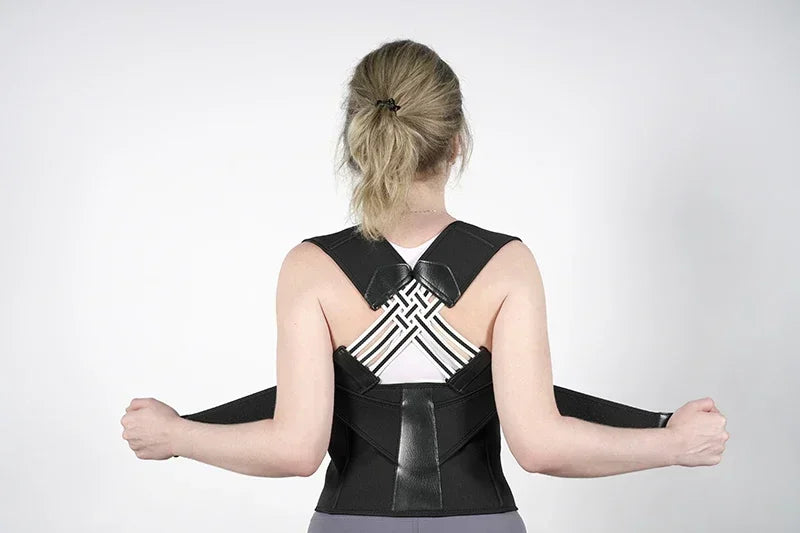 Adjustable Shoulder Posture Corrector Brace for Women & Men | Wovetsa