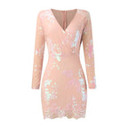 A-line Plus Size Prom Dress Women Clothes Women's Sequin Glitter Party Club Dress One Shoulder Pleated Cocktail платье женское