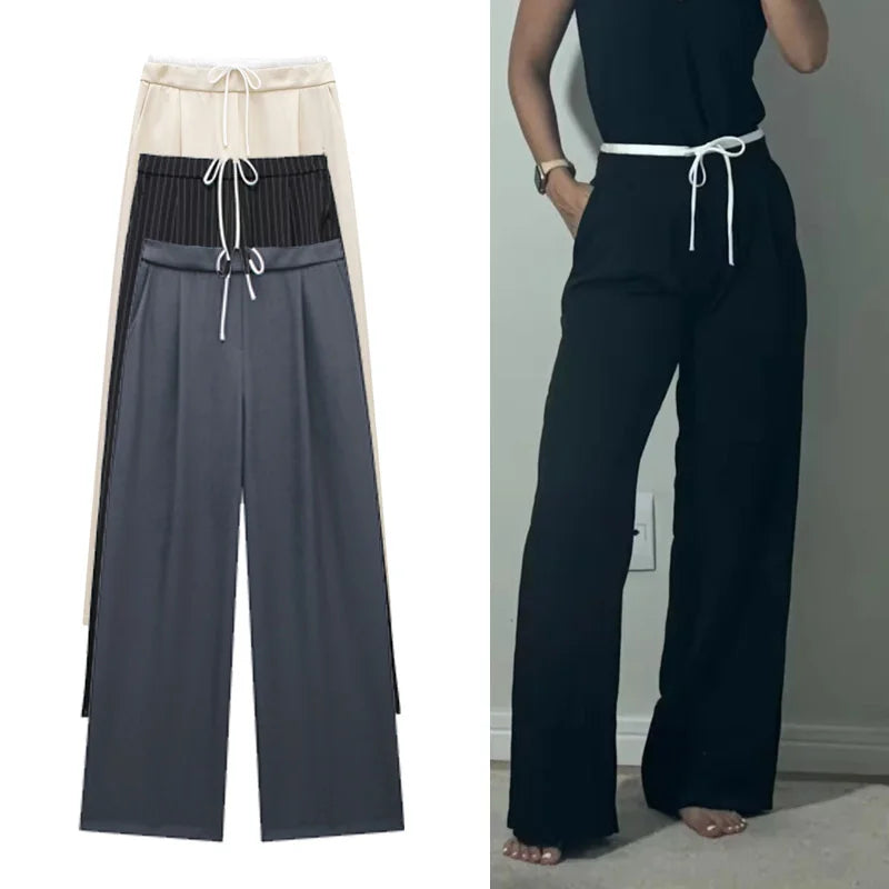 Wide-Leg Baggy Pants | Wovetsa