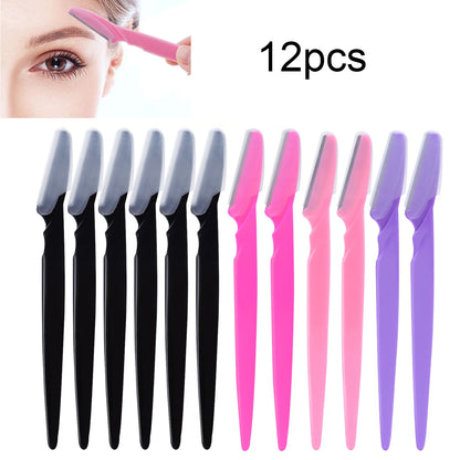 12-Piece Eyebrow Razor & Face Trimmer Set | Wovetsa