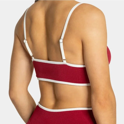 Backless Knit Sports Bra & Yoga Top | Wovetsa