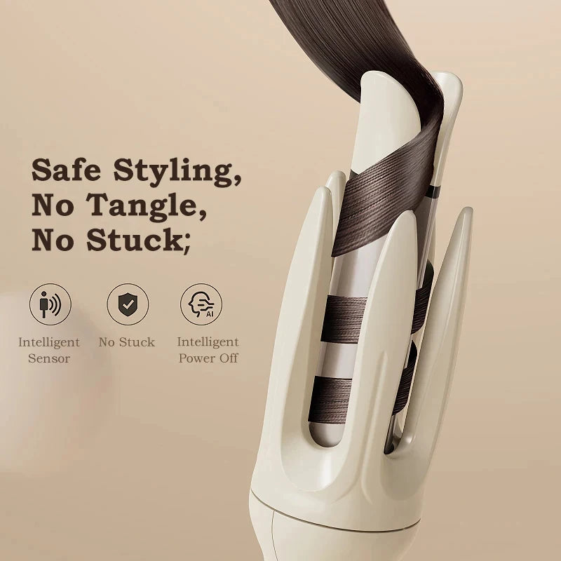 Automatic 28mm Negative Ion Hair Curler | Wovetsa