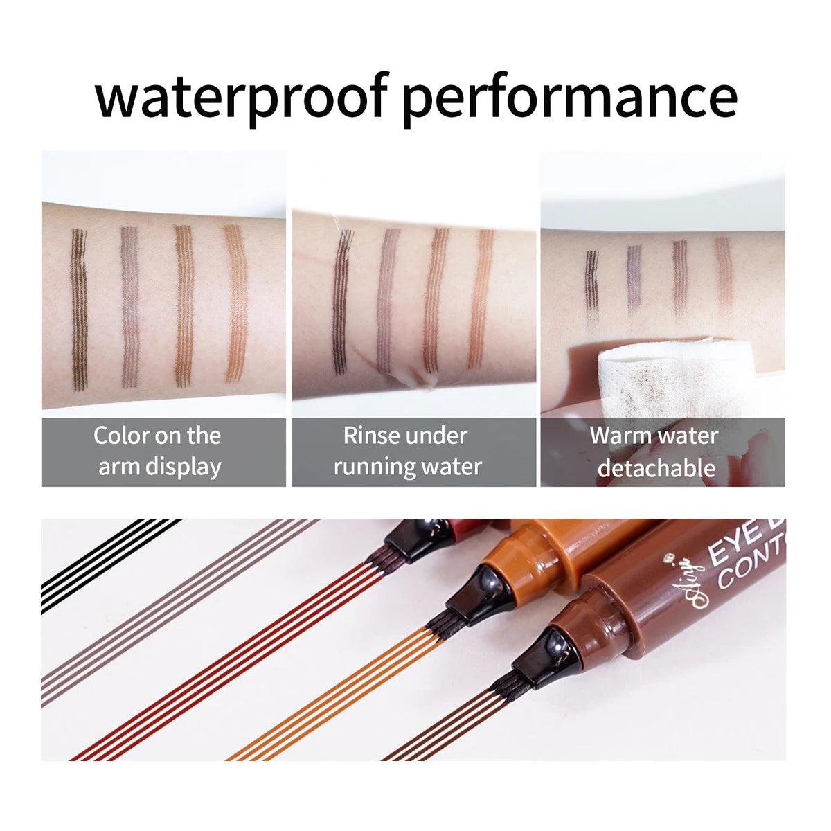 4-Fork Microblading Eyebrow Pencil | Wovetsa