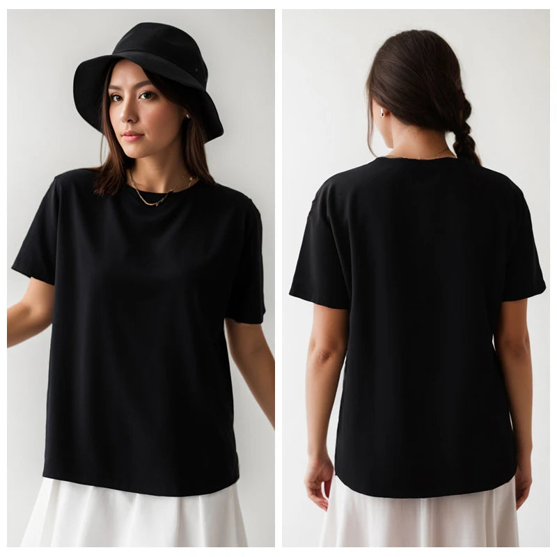 Heavy Cotton Short Sleeve T-Shirt | Wovetsa