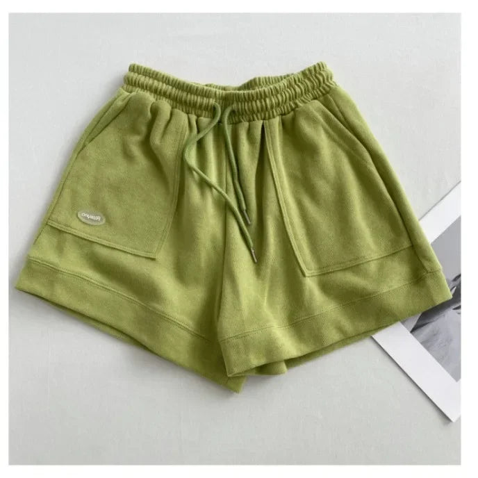 Wide-Leg Drawstring Shorts | Wovetsa