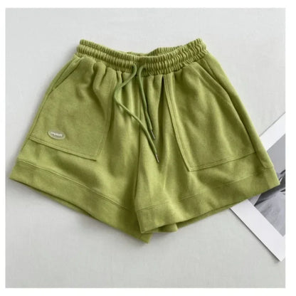 Wide-Leg Drawstring Shorts | Wovetsa
